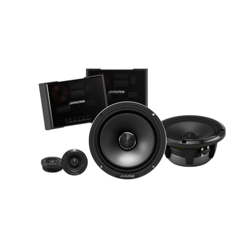 Alpine Status HDZ-653 Hi-Res 6.5” 3-Way Component Speaker Set